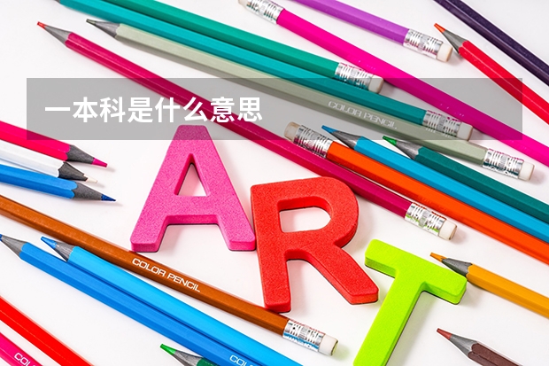 一本科是什么意思